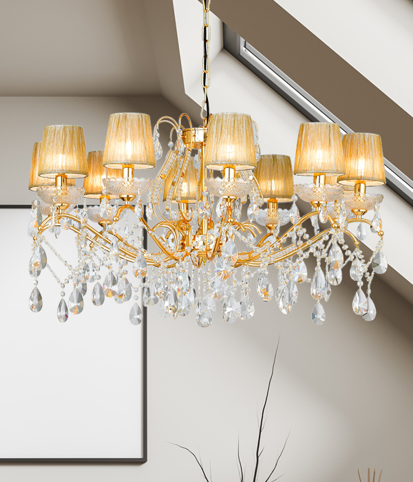 오베르 갓 10등(900파이 크롬/골드) 크리스탈샹들리에 샹들리제