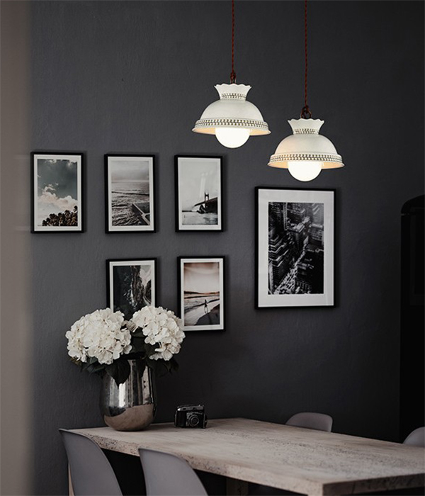 티아라 도자기 1등, 2등, 3등 펜던트전등 식탁등